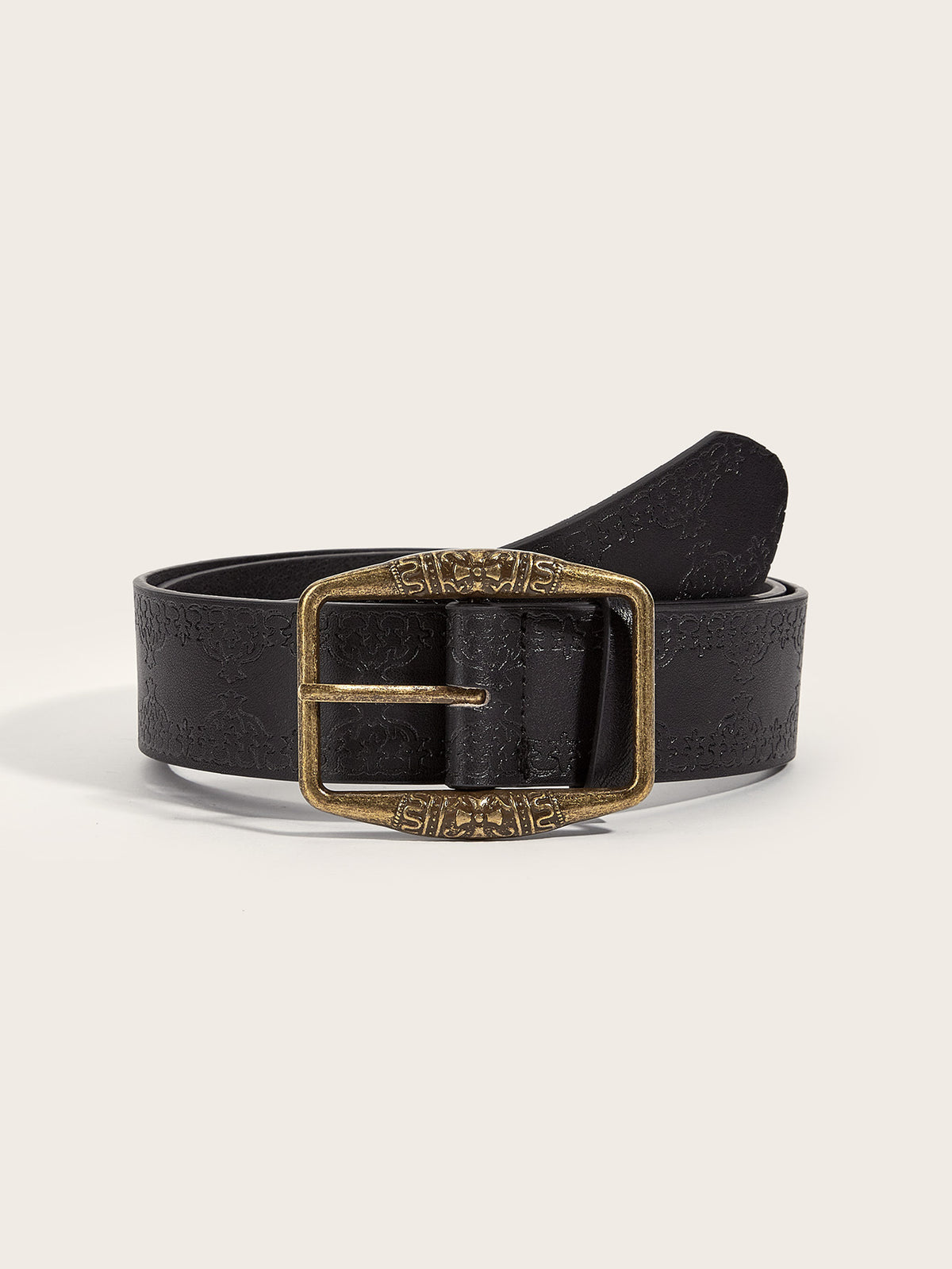 American vintage y2k belt women's 2023 new ethnic style belt hundred with jeans belt high-end brown