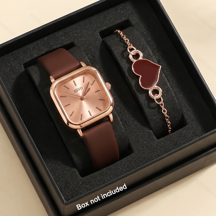 Women's watch Roman hand scale watch women's design fashion square watch quartz vintage Roman square quartz watch