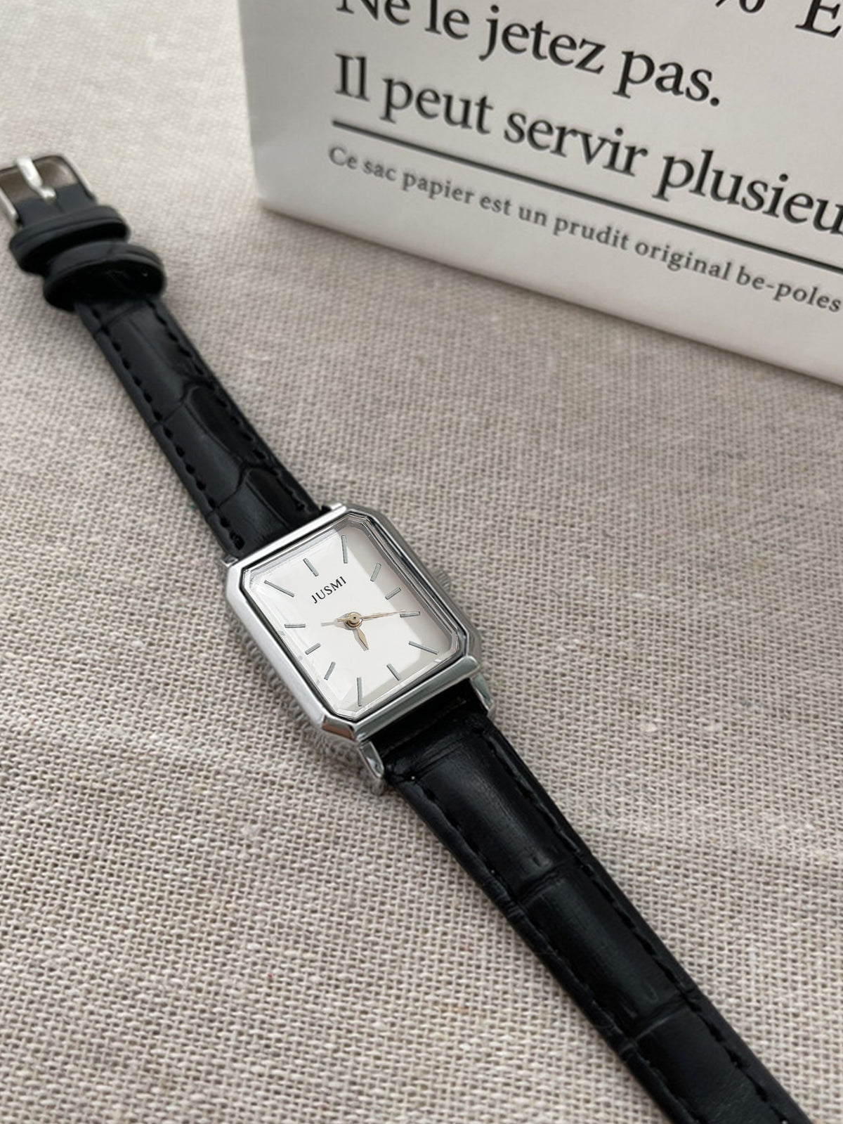 Women's watch Roman hand scale watch women's design fashion square watch quartz vintage Roman square quartz watch