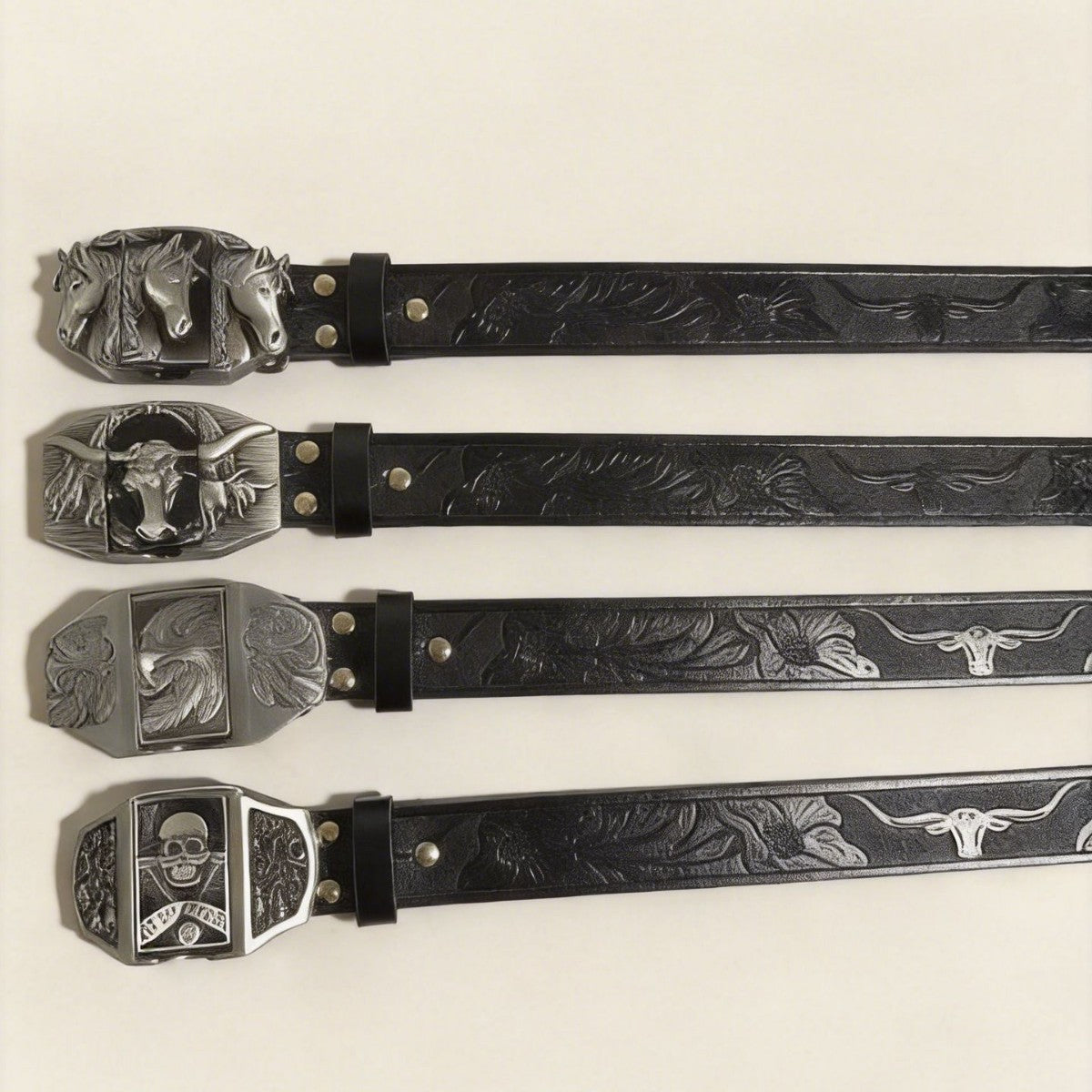 Men's vintage boutique kerosene lighter buckle personality belt trend youth trouser belt spot wholesale