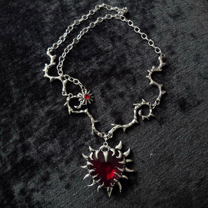 DAMNED HEARTS NECKLACE