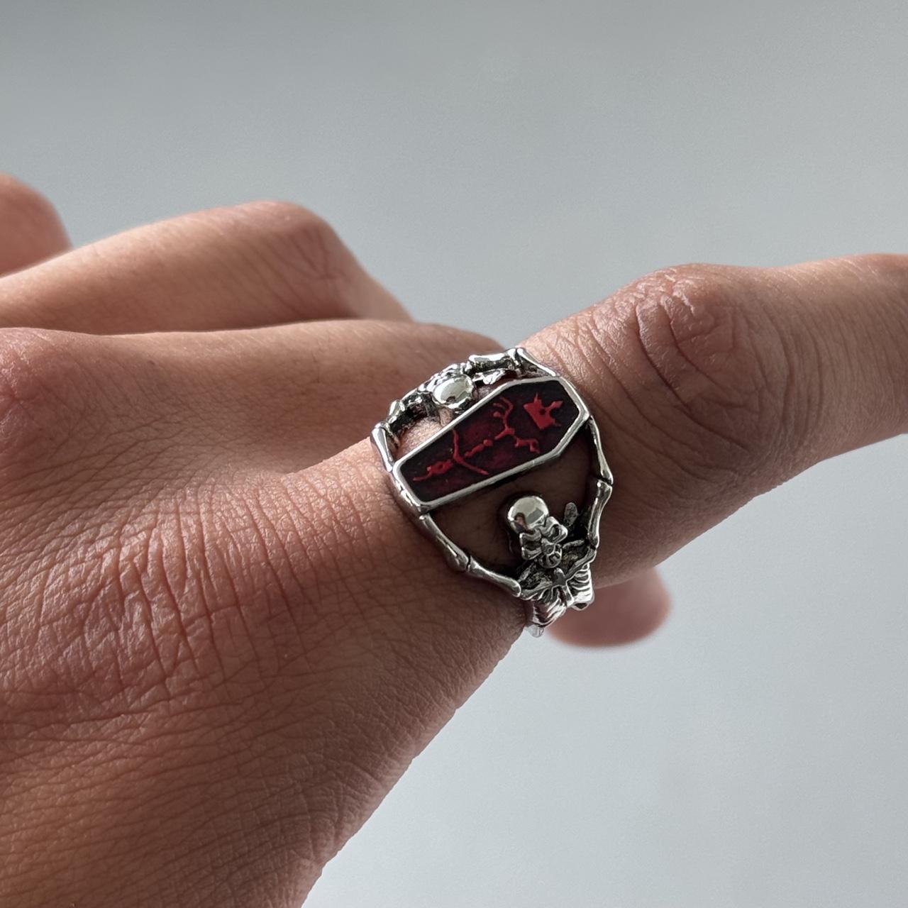 SKULL COFFIN RING