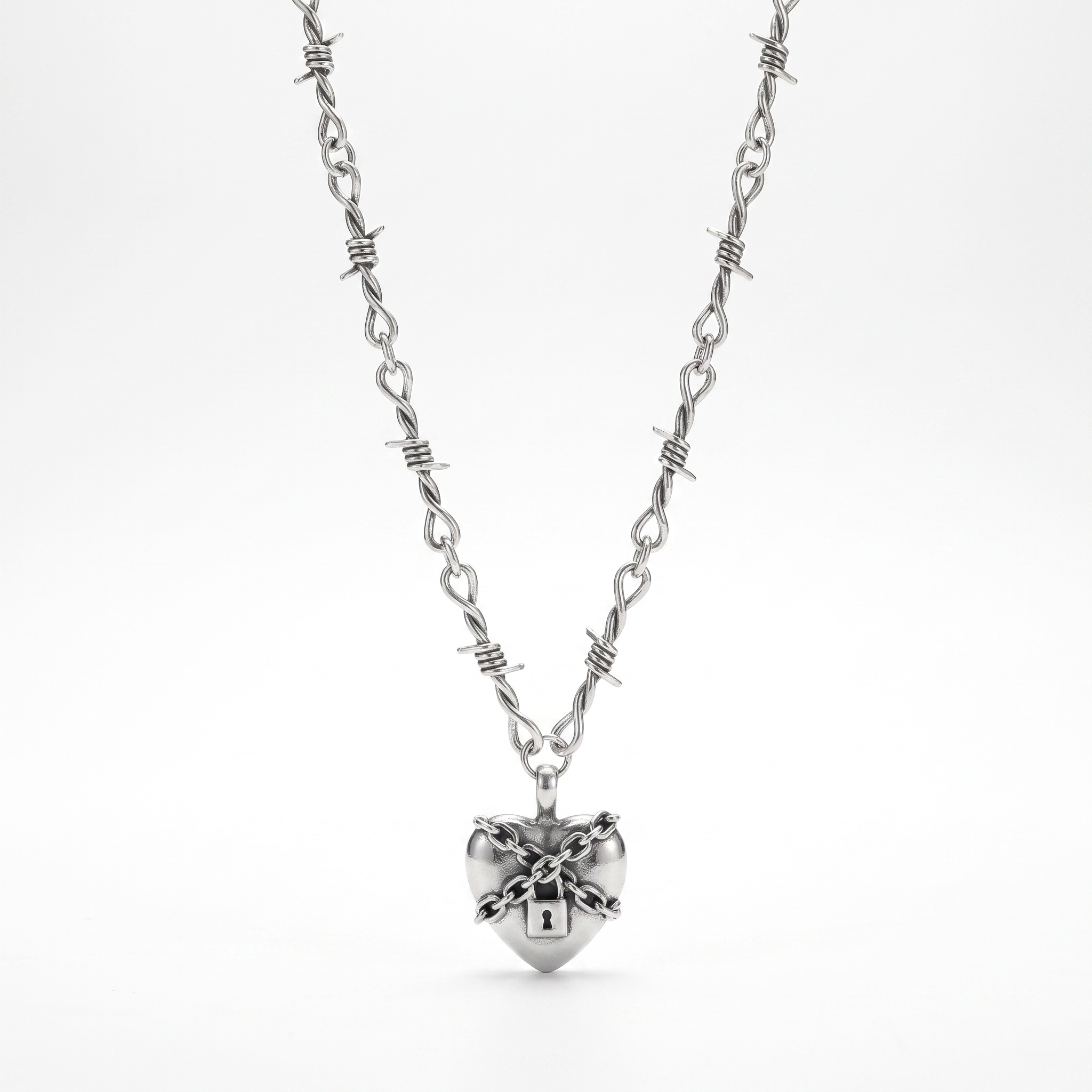 LOCKED HEART NECKLACE