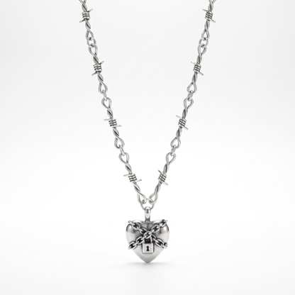 LOCKED HEART NECKLACE