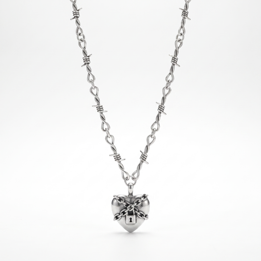 LOCKED HEART NECKLACE