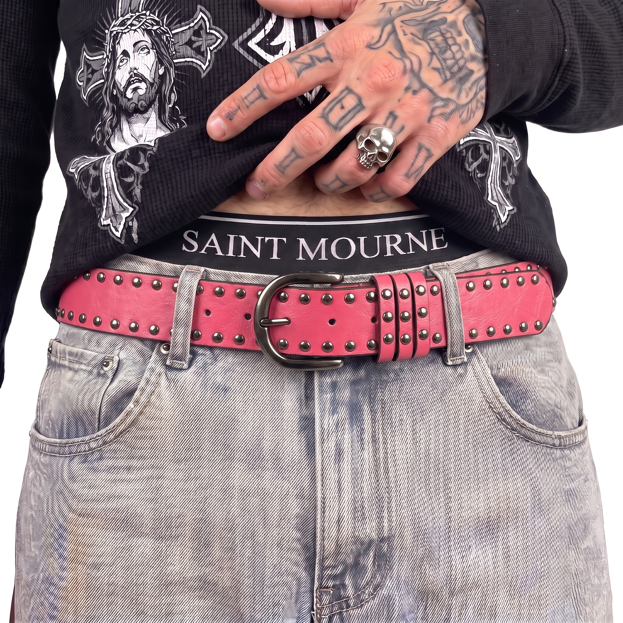 STUDDED BELT