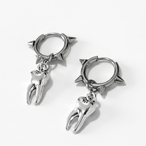 TEETH DANGLE EARRINGS