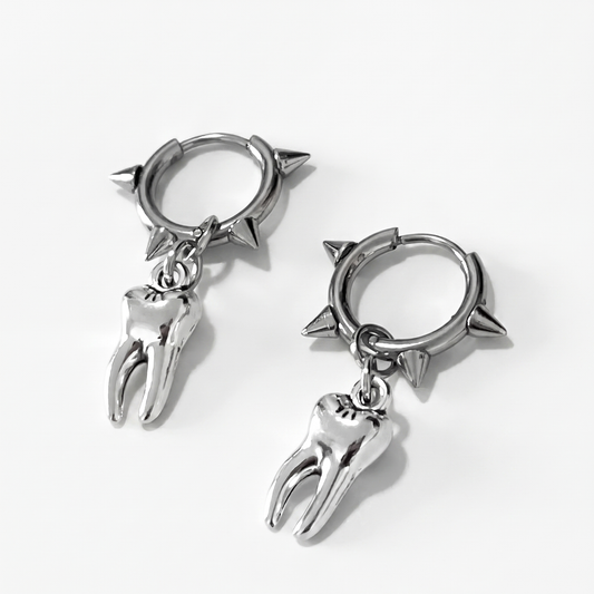 TEETH DANGLE EARRINGS